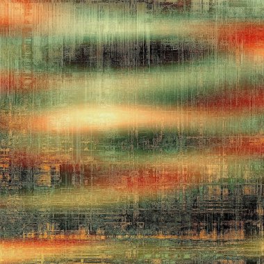 Vintage ve retro tasarım öğeleri soluk grunge arka plan üzerinde. Farklı renk desen ile