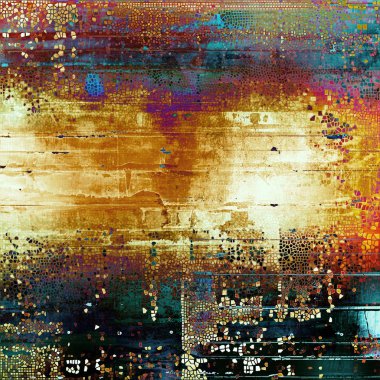 Renkli arka plan veya aşınmış doku kaşıdı. Farklı renk desen ile