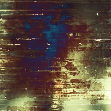 Vintage tarzı tasarım öğeleri, çizik doku ve farklı renk desen Retro arka plan