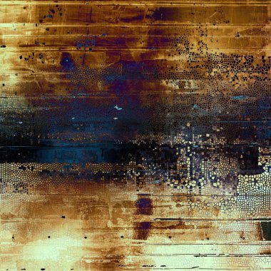 Vintage tarzı tasarım öğeleri, çizik doku ve farklı renk desen Retro arka plan