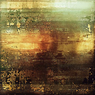 Vintage tarzı tasarım öğeleri, çizik doku ve farklı renk desen Retro arka plan