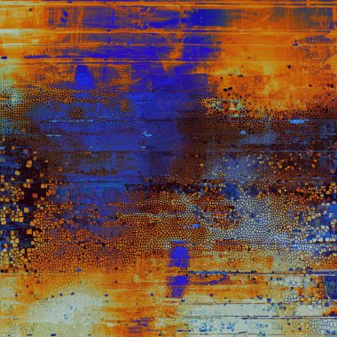 Vintage tarzı eski püskü doku veya şık grungy öğeleri ve farklı renk desen arka plan