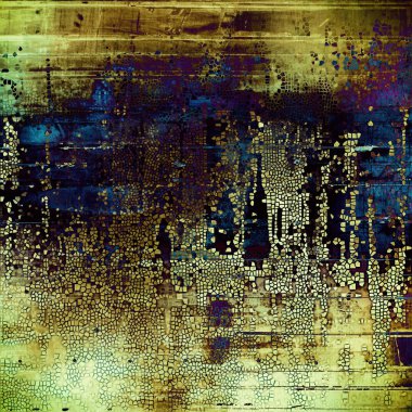 Vintage tarzı eski püskü doku veya şık grungy öğeleri ve farklı renk desen arka plan