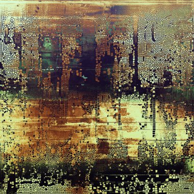 Vintage doku, eski çizilmiş arka plan yaşlı. Farklı renk desen ile