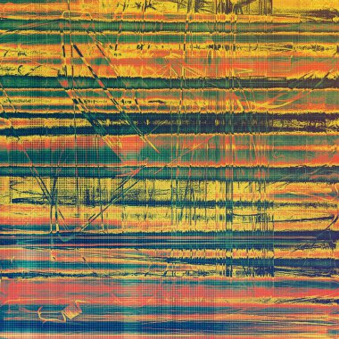 Vintage çerçeve, eski stil dekor öğeleri ve farklı renk desen grunge arka plan