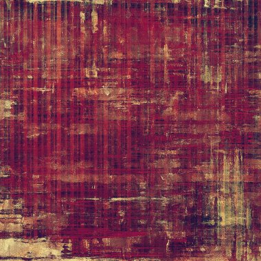 Vintage çerçeve, eski stil dekor öğeleri ve farklı renk desen grunge arka plan