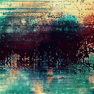 Grunge bir yaratıcı vintage tarzı poster için arka plan. Farklı renk desen ile