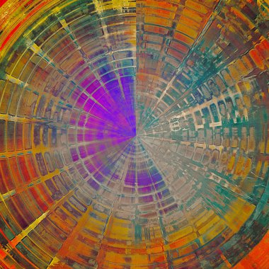 Retro tarzı grafik kompozisyon dokulu grunge arka plan üzerinde. Farklı renk desen ile