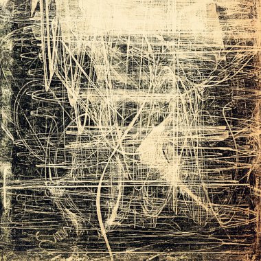 Retro tarzı grafik kompozisyon dokulu grunge arka plan üzerinde. Farklı renk desen ile