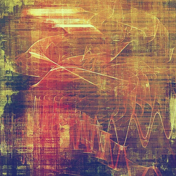 Ρετρό στυλ γραφικών σύνθεση σε φόντο grunge υφή. Με διαφορετικό χρώμα τα μοτίβα — Φωτογραφία Αρχείου