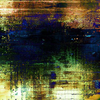 Retro arka plan veya vintage tarzı tasarım ve farklı renk desen ile eski püskü doku soyut soluk