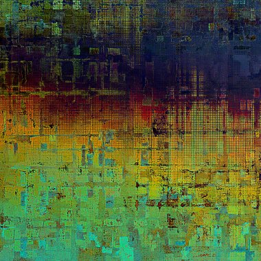 Vintage eski arka plan veya doku grunge dekor öğeleri ve farklı renk desen