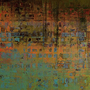 Arka plan veya doku. Grunge stil öğeleri ve farklı renk desen Vintage grafik kompozisyonu