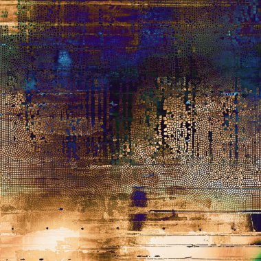 Vintage eski stil doku, yıpranmış ve kaba grunge arka plan ile farklı renk desen