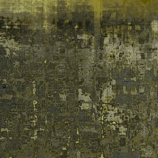 Texture vintage, decorazione cornice vecchio stile con elementi grafici grunge e diversi modelli di colore — Foto Stock