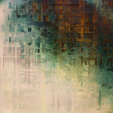 Retro doku, perişan ve düzensiz arka planda grunge tarzı. Farklı renk desen ile