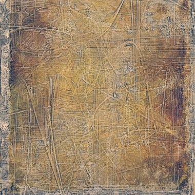 Doku retro, vintage tarzı elemanları ve farklı renk desen ile arka plan