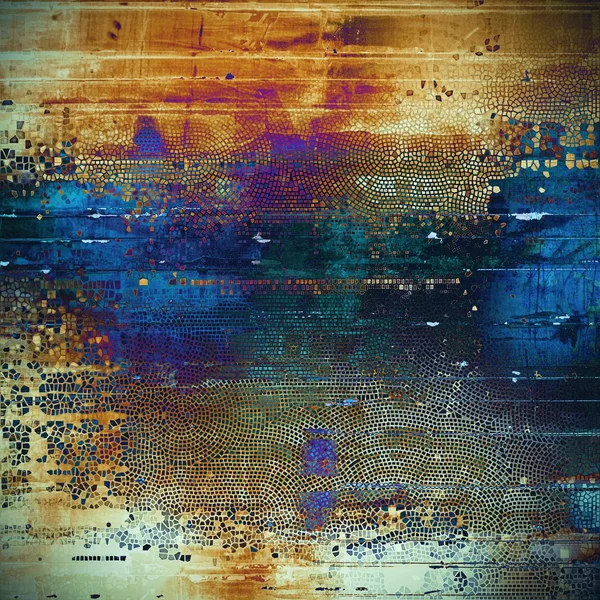 Astratto sfondo grunge o danneggiato texture vintage. Con diversi modelli di colore — Foto Stock