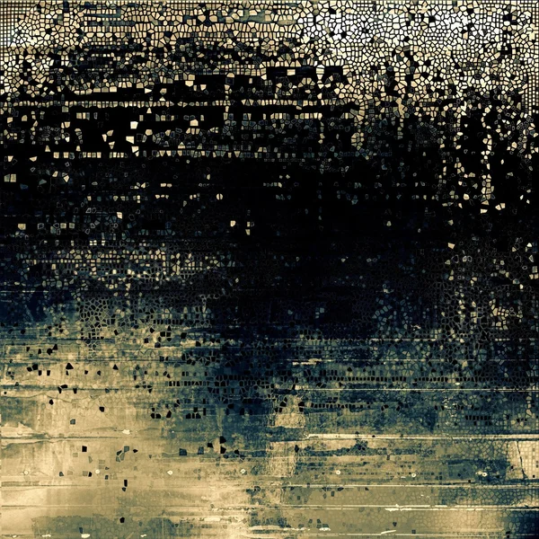 Fundo grunge abstrato ou textura vintage danificada. Com padrões de cores diferentes — Fotografia de Stock