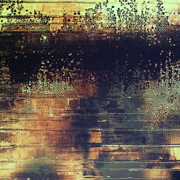 Stijlvolle grunge textuur, oude beschadigd achtergrond. Met patronen met verschillende kleuren — Stockfoto