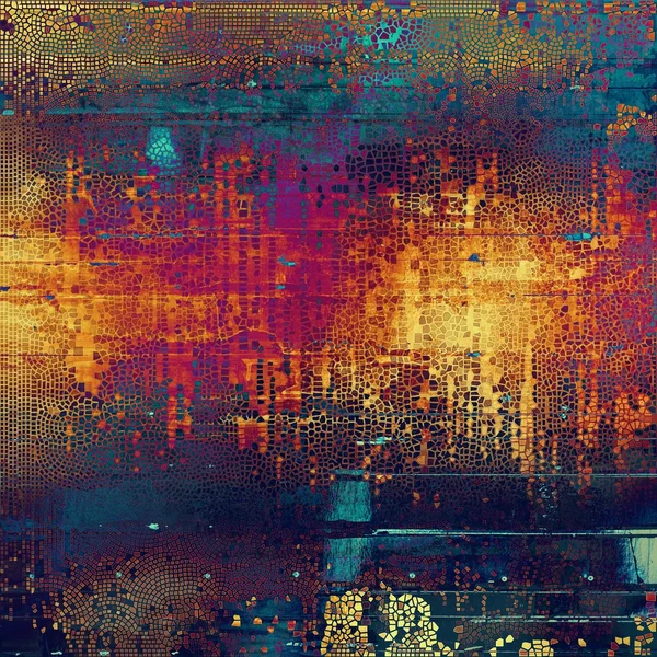 Textura grunge elegante, fundo danificado velho. Com padrões de cores diferentes — Fotografia de Stock