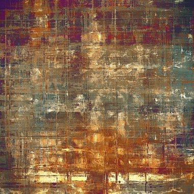 Antika çerçeve grunge arka plan ile. Farklı renk desen ile