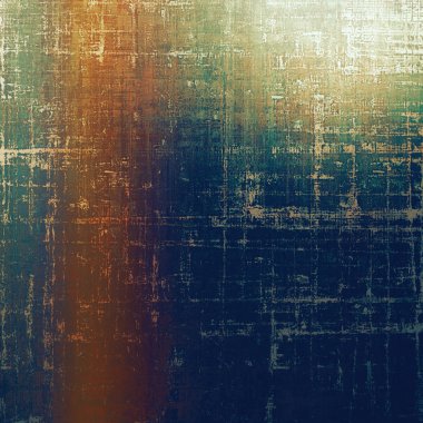 Eski okul çerçeve veya arka plan aşınmış dokulu elemanları ve farklı renk desen ile