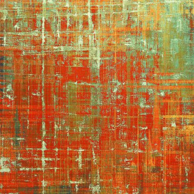 Eski okul çerçeve veya arka plan aşınmış dokulu elemanları ve farklı renk desen ile