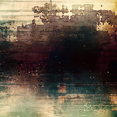 En eski vintage arka planda grunge tarzı. Farklı renk desenleri ile eski doku