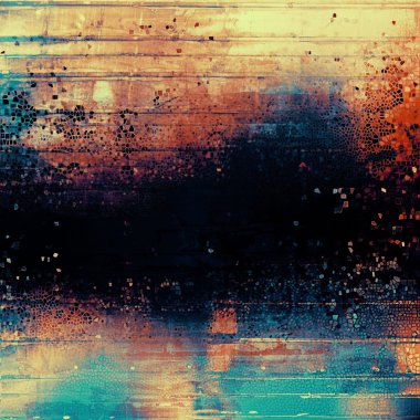 Grunge tasarım, farklı renk desenleri ile yaşlı eski püskü doku için arka plan