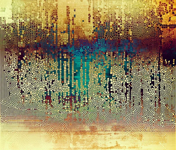 Fundo vintage mais antigo em estilo grunge. Textura antiga com padrões de cores diferentes — Fotografia de Stock