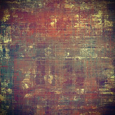 Eski okul çerçeve veya arka plan aşınmış dokulu elemanları ve farklı renk desen ile