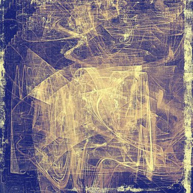 Arka plan veya doku. Grunge stil öğeleri ve farklı renk desen Vintage grafik kompozisyonu