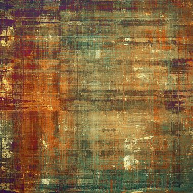 Arka plan veya doku. Grunge stil öğeleri ve farklı renk desen Vintage grafik kompozisyonu