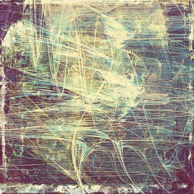 Grunge antika çerçeve, vintage tarzı arka plan. Farklı renk desen ile