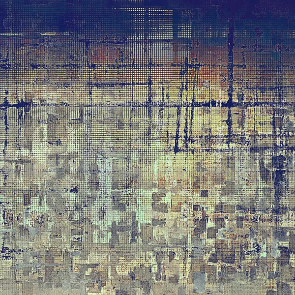 Retro vintage tarzı öğeleri yaşlı doku üzerinde. Farklı renk desen ile