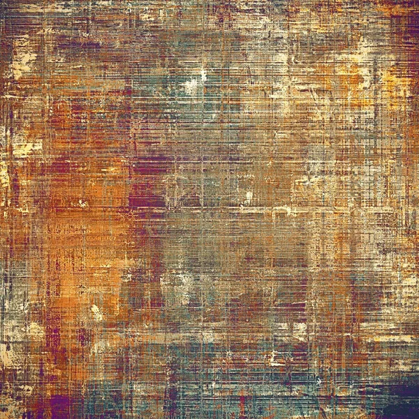 Retro vintage tarzı öğeleri yaşlı doku üzerinde. Farklı renk desen ile