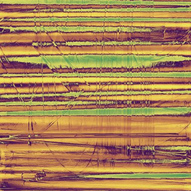 Retro vintage tarzı öğeleri yaşlı doku üzerinde. Farklı renk desen ile