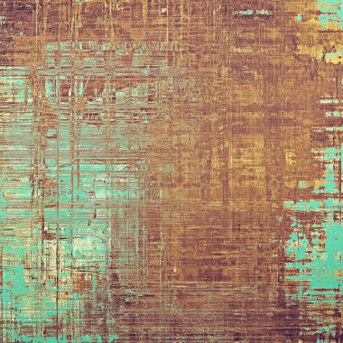Eski, grunge arka plan veya hasarlı doku retro tarzı içinde. Farklı renk desen ile