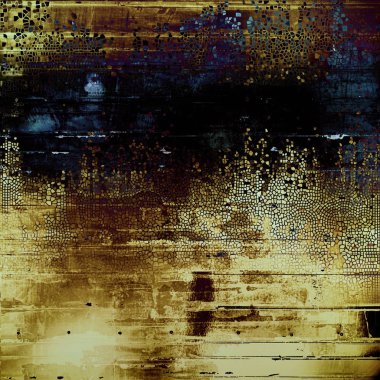 Dekoratif kompozisyon veya dokulu grunge öğeleri ve farklı renk desen vintage şablonu tasarlanmış eski stil