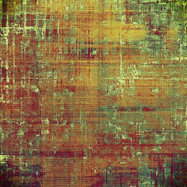 Dekoratif kompozisyon veya dokulu grunge öğeleri ve farklı renk desen vintage şablonu tasarlanmış eski stil