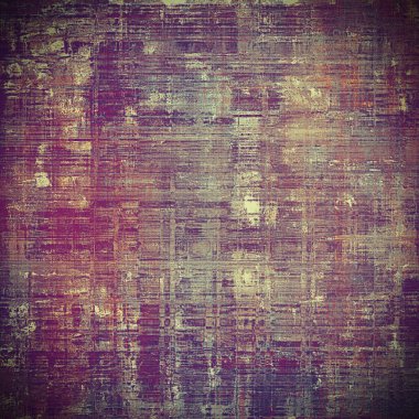 Dekoratif kompozisyon veya dokulu grunge öğeleri ve farklı renk desen vintage şablonu tasarlanmış eski stil