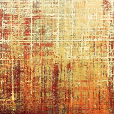 Dekoratif kompozisyon veya dokulu grunge öğeleri ve farklı renk desen vintage şablonu tasarlanmış eski stil