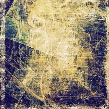 Dekoratif kompozisyon veya dokulu grunge öğeleri ve farklı renk desen vintage şablonu tasarlanmış eski stil