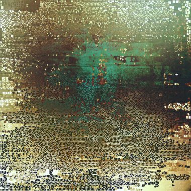 Dekoratif kompozisyon veya dokulu grunge öğeleri ve farklı renk desen vintage şablonu tasarlanmış eski stil