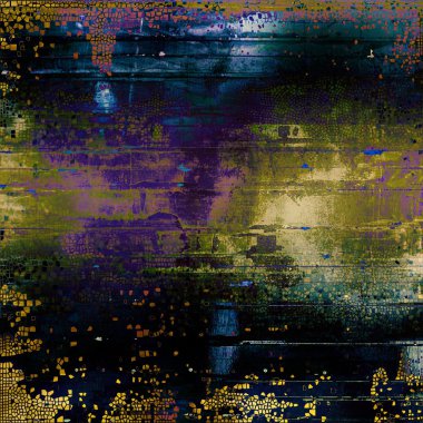 Vintage tarzı ve farklı renk desen eski püskü doku ile yaşlı grunge grafik arka plan