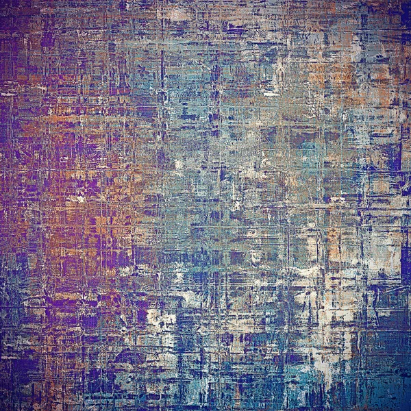 Fondo grunge abstracto o textura envejecida. Fondo de la vieja escuela con sensación vintage y diferentes patrones de color — Foto de Stock