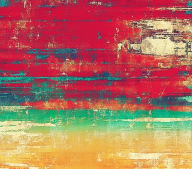 En eski vintage arka planda grunge tarzı. Farklı renk desenleri ile eski doku