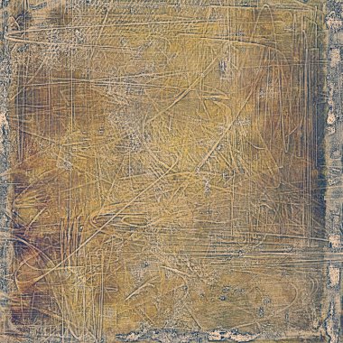 Grunge antika çerçeve, vintage tarzı arka plan. Farklı renk desen ile