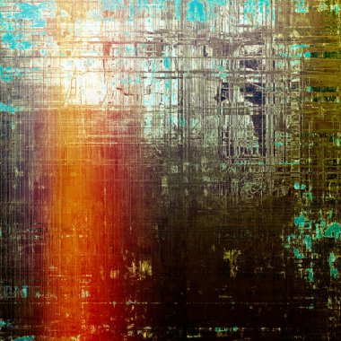 Grunge antika çerçeve, vintage tarzı arka plan. Farklı renk desen ile